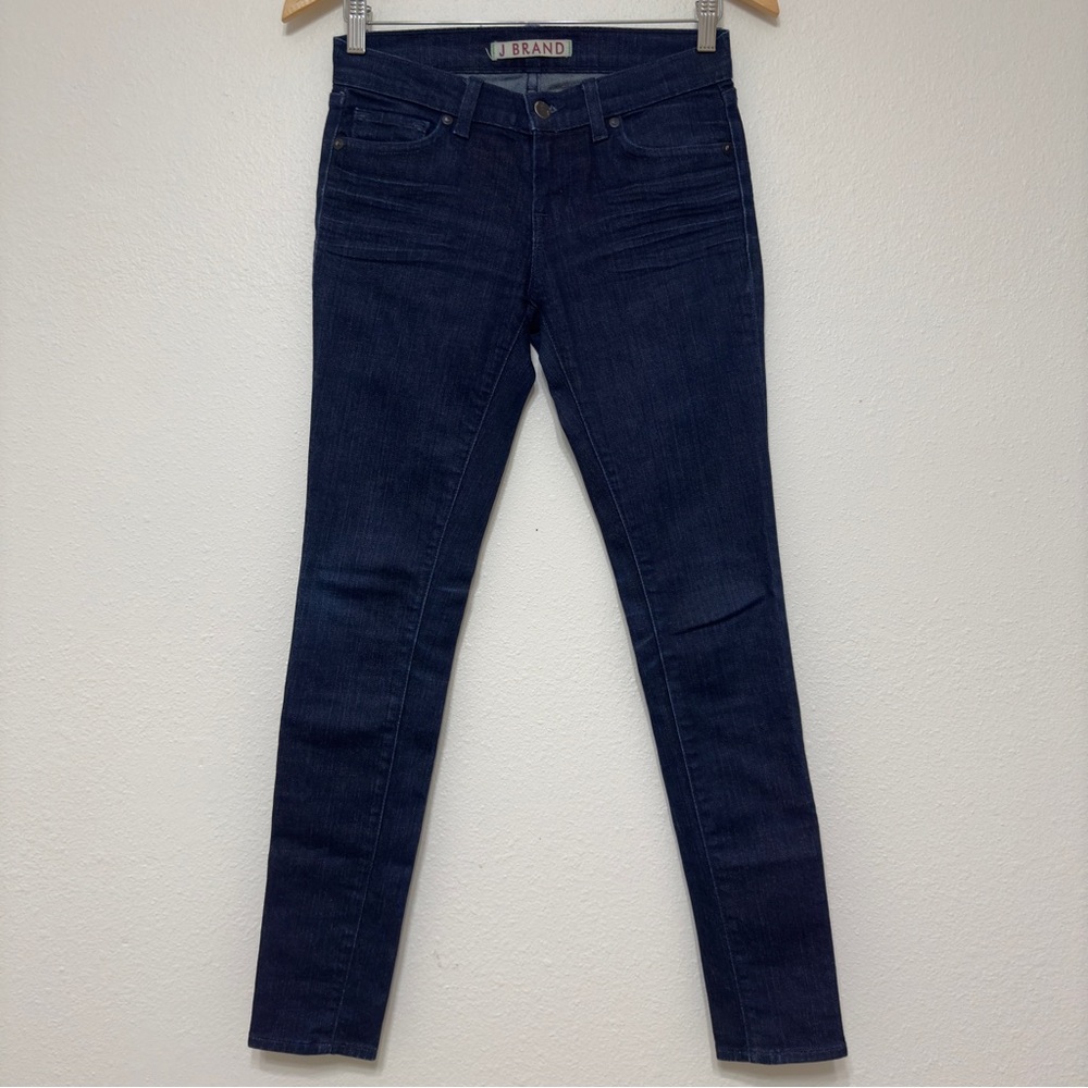 J Brand Dark Wash Low Rise Denim Women’s Skinny Jeans, Size 25